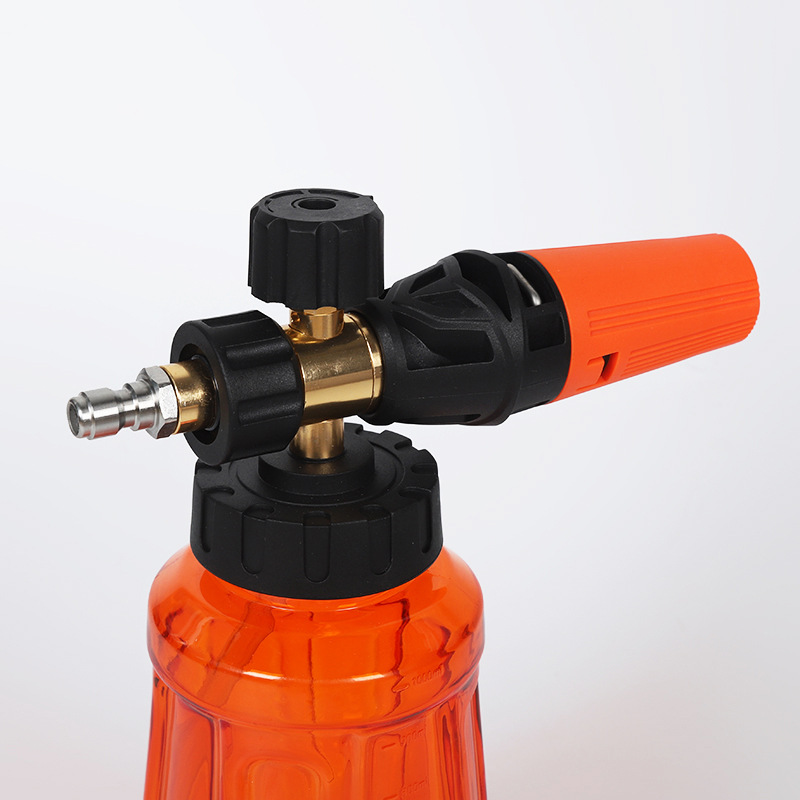 Vysokotlaková vodná pištoľ 1/4 hrniec na penovú penu rýchlej zástrčky