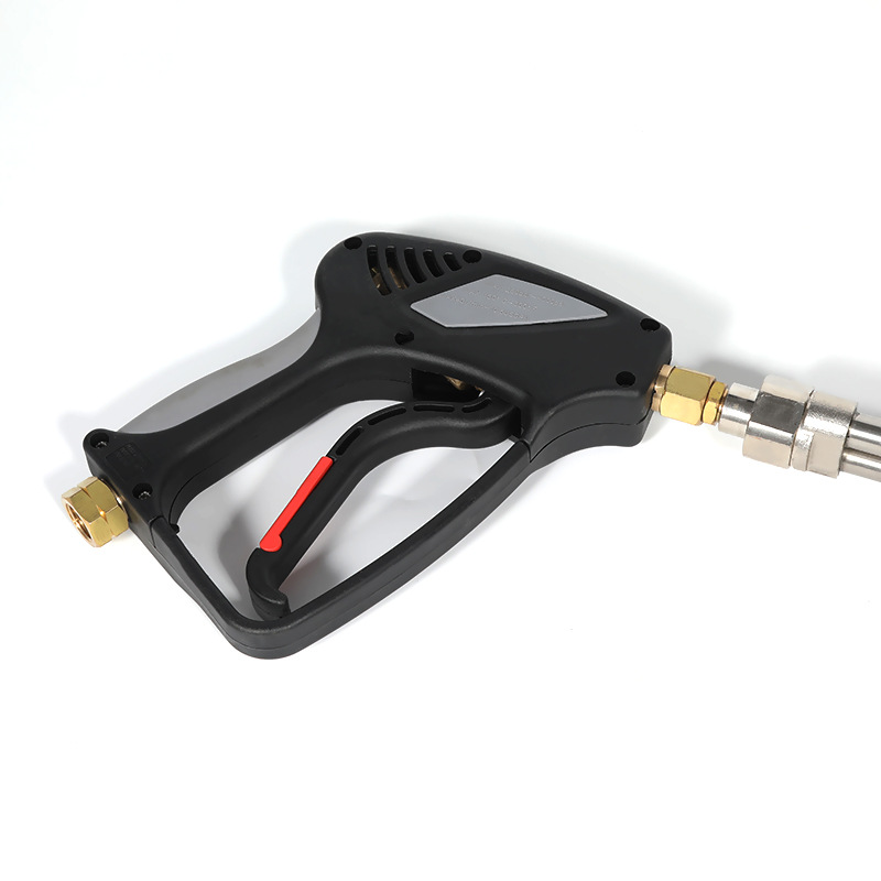 Domácnosť Vysokotlaková podporená dlhá pólová dýza kefka Vysokotlaková vodná pištoľ