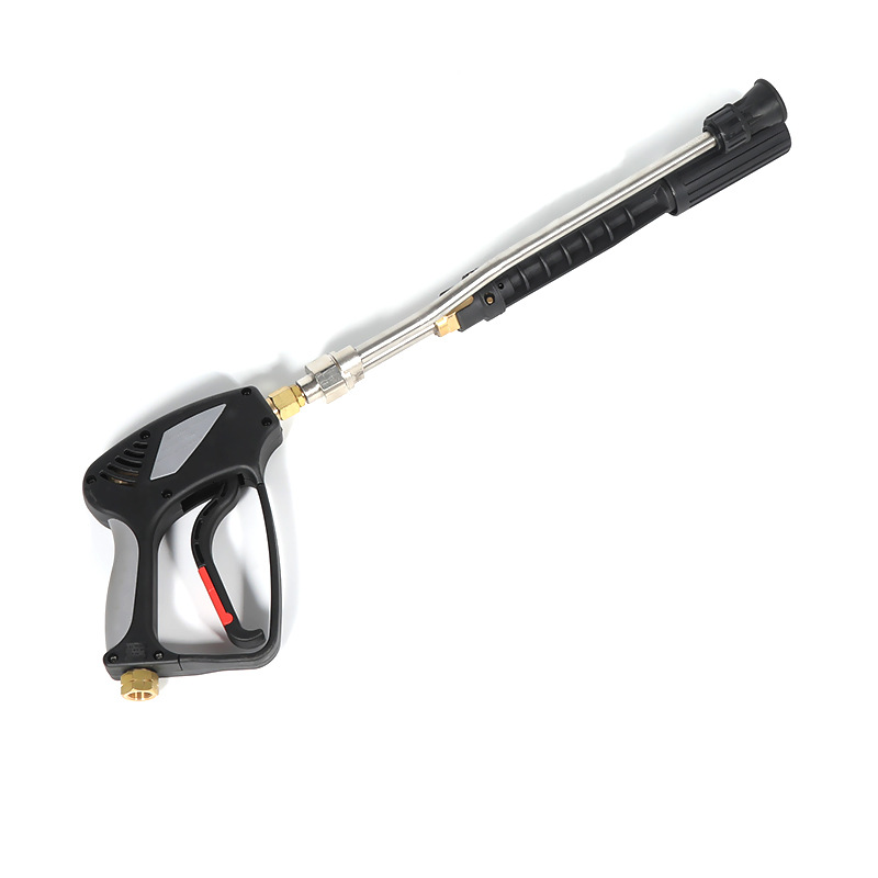 Domácnosť Vysokotlaková podporená dlhá pólová dýza kefka Vysokotlaková vodná pištoľ