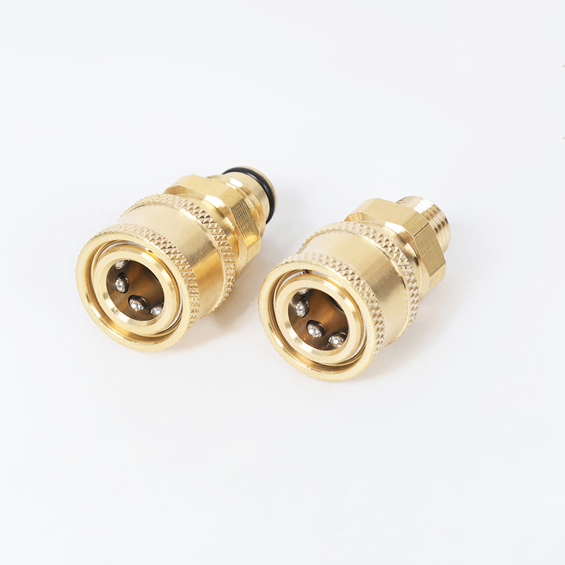 Auto umývanie vodnej trysky Konverzia hlavy 1/4 Únie rýchla zástrčka