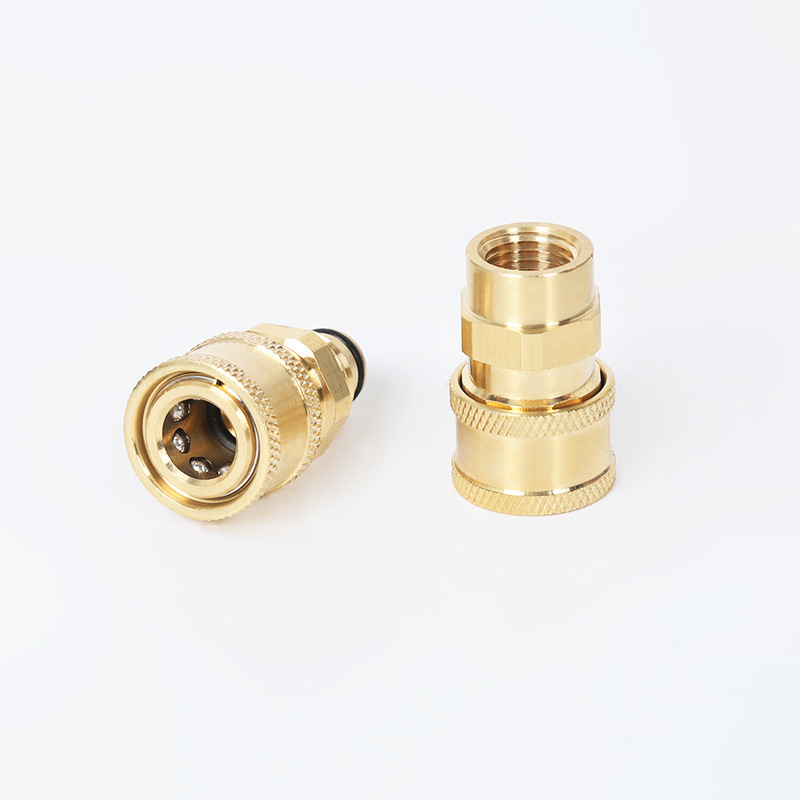 Auto umývanie vodnej trysky Konverzia hlavy 1/4 Únie rýchla zástrčka